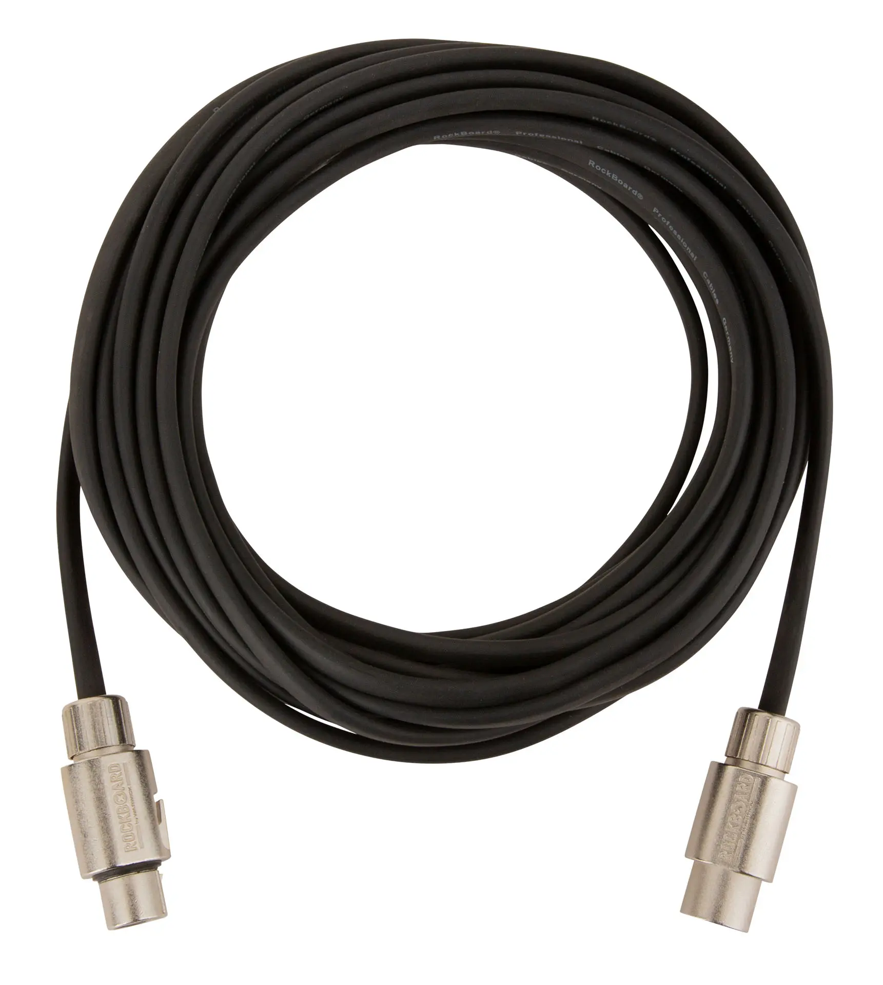 [RBO CAB F XLR 900 BK] RockBoard Flat Patch XLR Cable 900 Black