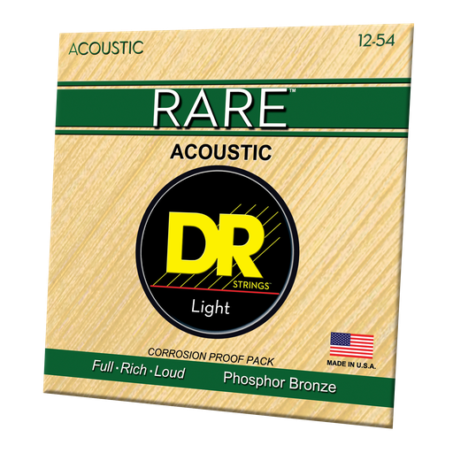 [RPM-12] DR Strings Rare Phosphor Bronze Acoustic Strings Light 12-54