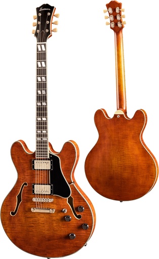 [SB56/TV-AMB] Eastman SB56/TV-AMB Truetone Amber Solid-Body Electric Guitar