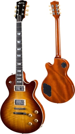 [SB59-GB] Eastman SB59 Truetone Gloss Solid-Body Electric Guitar Goldburst - Flame Maple/Okoume