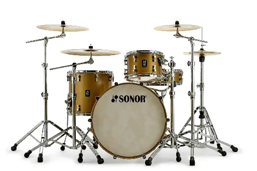 [SQ1-322NMCSCB-KIT] SONOR SQ1 22" 3-Pc Shell Pack - Satin Copper Brown
