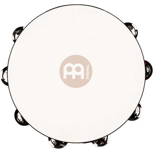 [TAH2AB] Meinl 10" Traditional Goatskin Wood Tambourine Dual Row - Steel Jingles