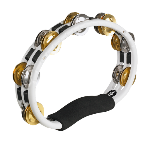 [TMT1M-WH] Meinl Hand Held Tambourine - Dual Alloy Jingles