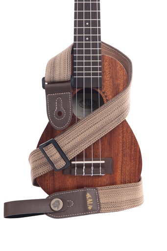 [STP-HBRN] Kala Heather Brown Handmade Ukulele Strap