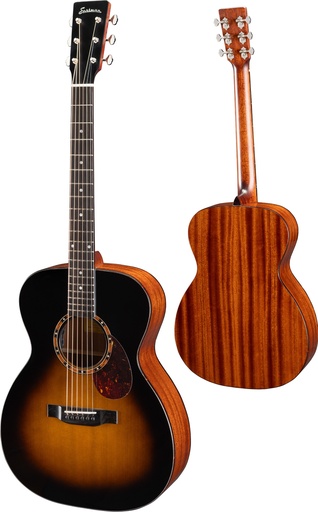 [E2OM-DLX-SB] Eastman E2 Deluxe OM Acoustic Guitar Sunburst - Cedar/Sapele