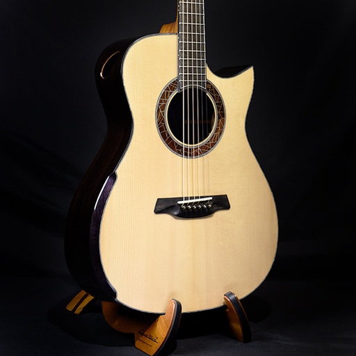 [23010220VIIRCSB4SWZXX] Hozen Blue Label Modern OM Moon - Indian Rosewood