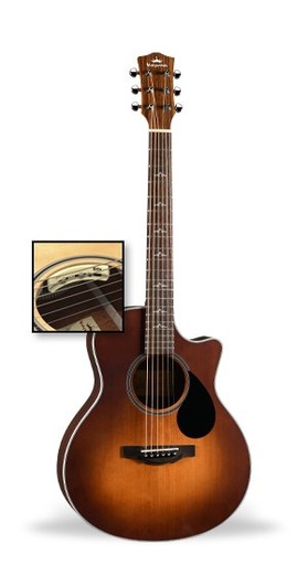 [FCM-SRE-SB] Kepma FC Mini Sitka Spruce Rosewood Sunburst