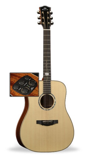 [D2-120A] Kepma D2-120A Dreadnought Acoustic-Electric Guitar