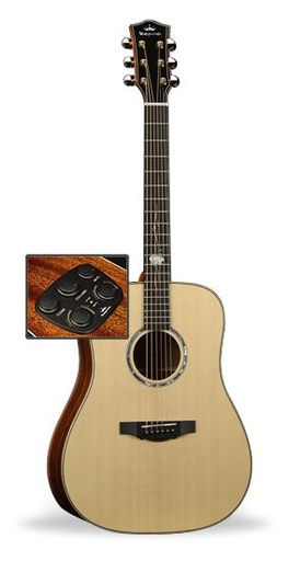 [D2-120A] Kepma D2-120A Dreadnought Acoustic-Electric Guitar