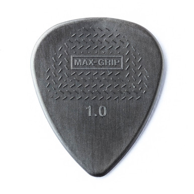 [449P100] Dunlop Nylon Max-Grip STD Dark Gray 1.0mm - 12pk