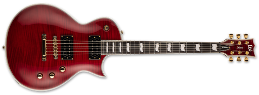 [LEC1000TCTMFMSTBC] ESP LTD EC-1000T CTM FM SEE-THRU BLACK CHERRY