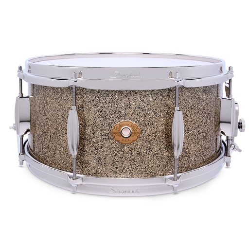 [SLFP6514SSK088] Slingerland Radio King Solid Maple Snare 6.5x14 - Gold Glass