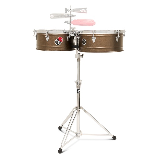 [LP1415-PM] LP Pedrito 14 - 15 Timbale Steel Mocha - Chrome
