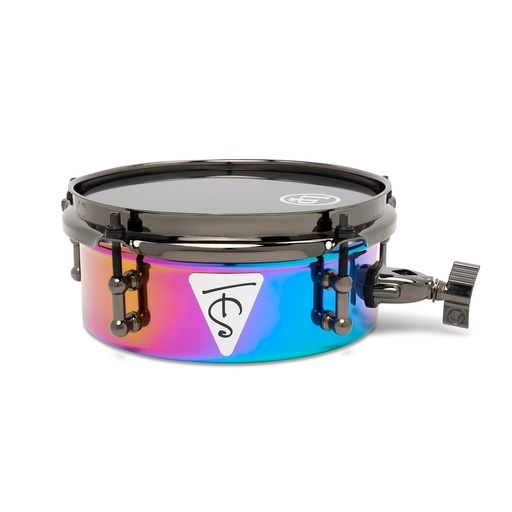 [LP848-TS] LP Tony Succar 8" Micro Snare Rainbow Black - Nickle
