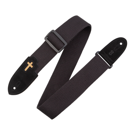 [MC8C-BLK] Levy's Divine Worship Series 2" Guitar Strap - Black