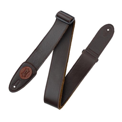 [MSS7G-DBR] Levy's Signature Tri Glide Series Guitar Strap - Brown