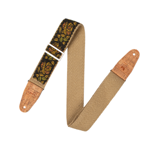 [MH8P-010] Vegan Hemp Series - Yellow Rose on Black