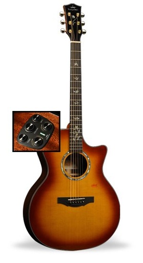 [GA1-120ARB] Kepma GA1-120ARB Grand Auditorium Guitar - Red Burst