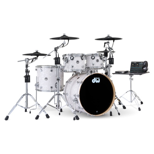 [DEKTFP05TBWMCPRCV71-KIT] DWe 5-piece 22|16|12|10|14s Shell Pack - White Marble Pearl-KIT