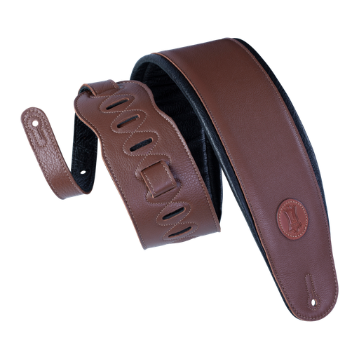 [MSS2-4-BRN] Levy's Signature Legacy Series 4.5" Guitar Strap - Brown