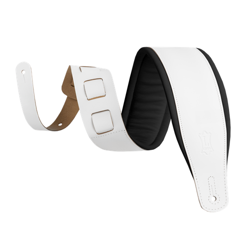 [M26PD-WHT_BLK] Amped Leather Series - White on Black