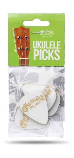 [MG-18A0102] Martin Ukulele Picks 2.5mm - 4pack