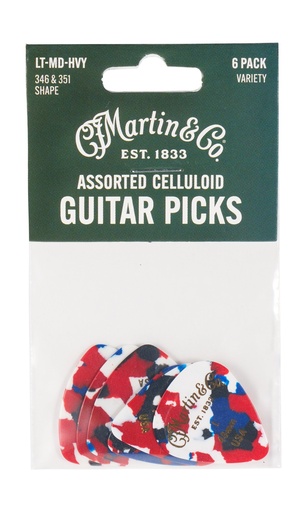 [MG-18A0179] Martin Celluloid Variety Pick Pack